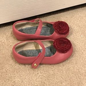 Pediped size 10 pink flower shoe